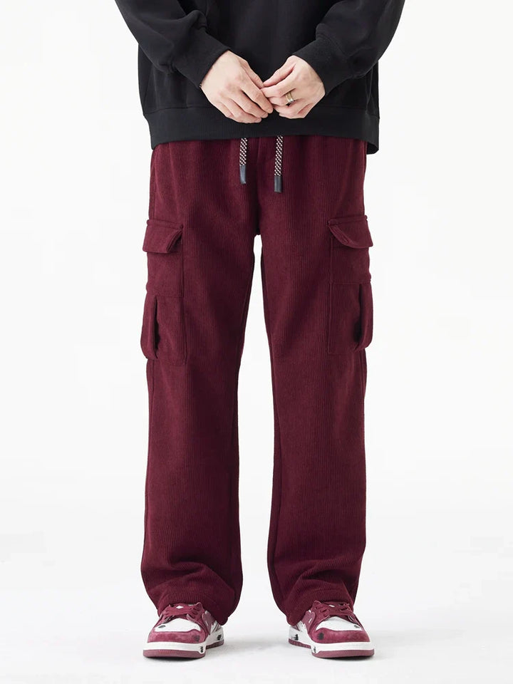 Corduroy Fleece-Lined Pants