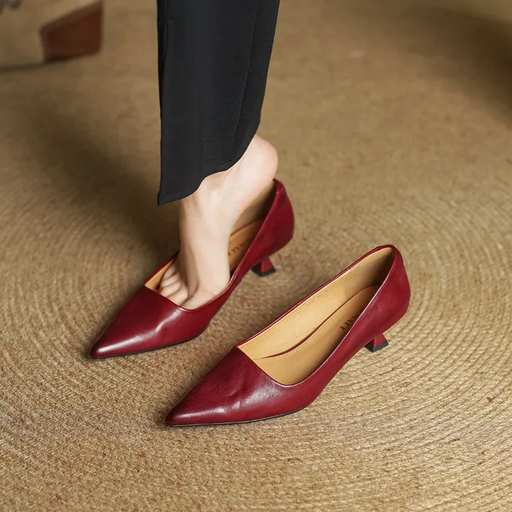 Mira Genuine Leather Heels