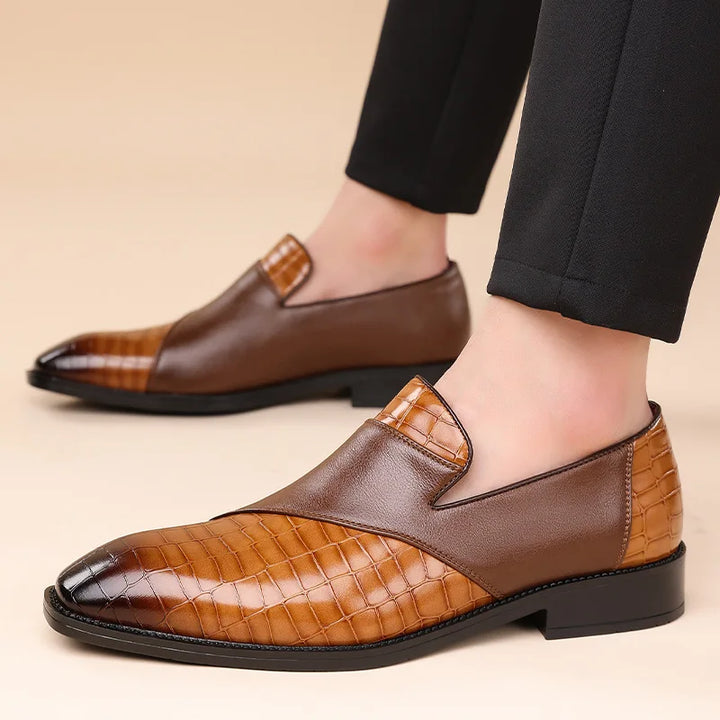 Carmon Genuine Leather Loafers