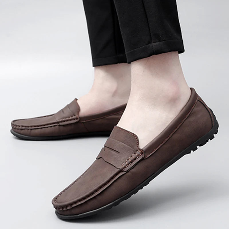 Harson Genuine Leather Loafers