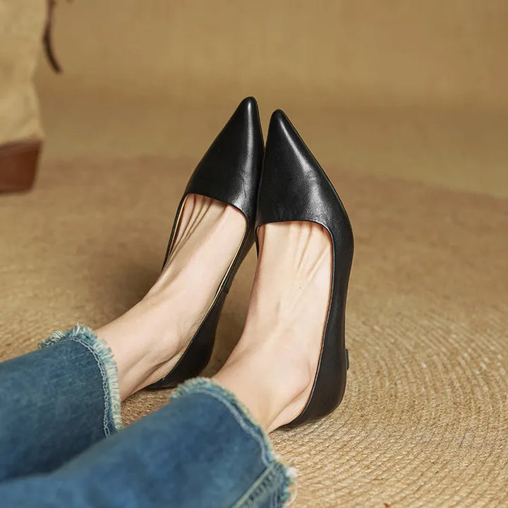 Mira Genuine Leather Heels