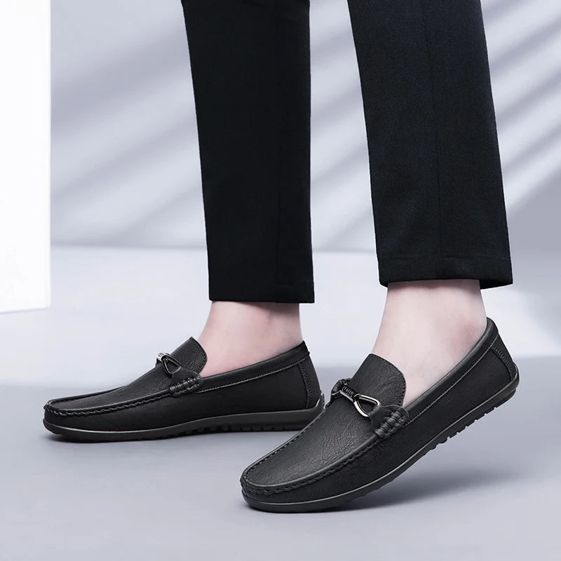 Vaquer Genuine Leather Loafers