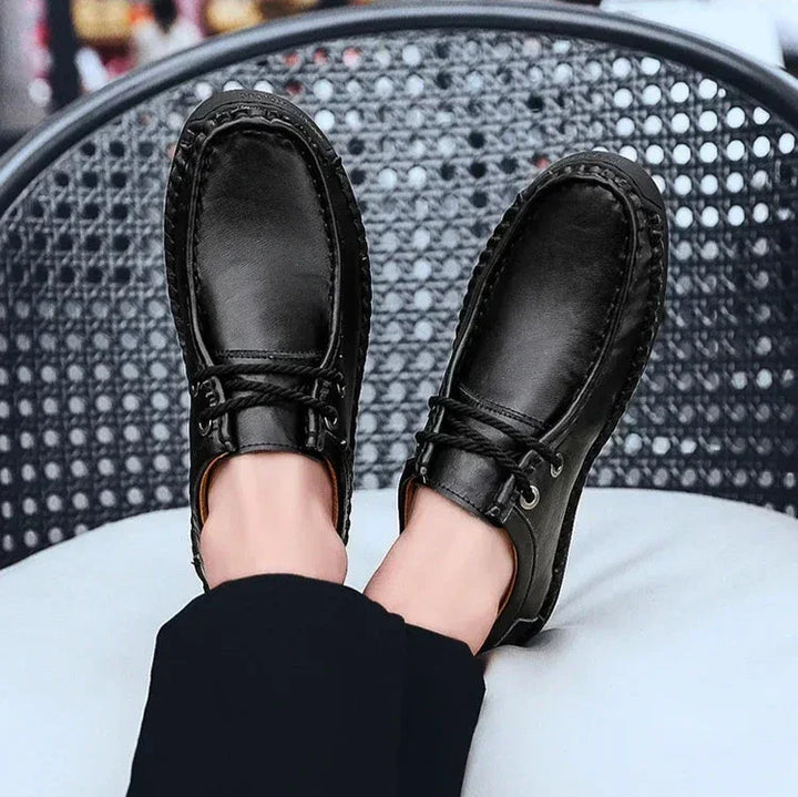 Braze Genuine Leather Loafers