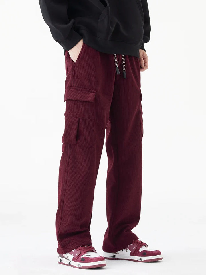 Corduroy Fleece-Lined Pants