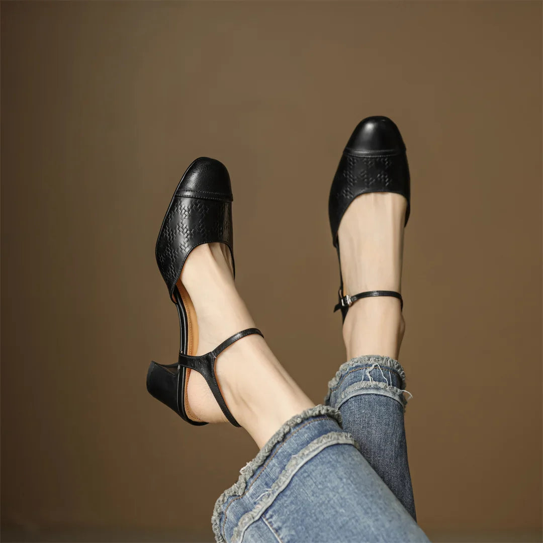 Alina Genuine Leather Pumps