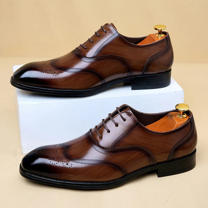 Masken Genuine Leather Oxfords