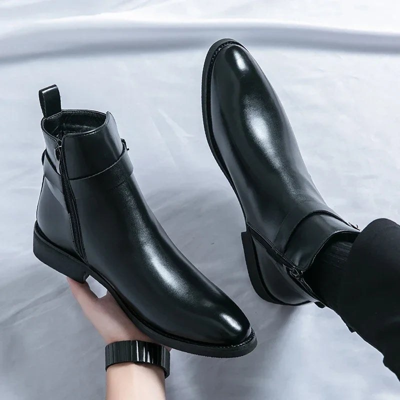 Marco Genuine Leather Chelsea Boots