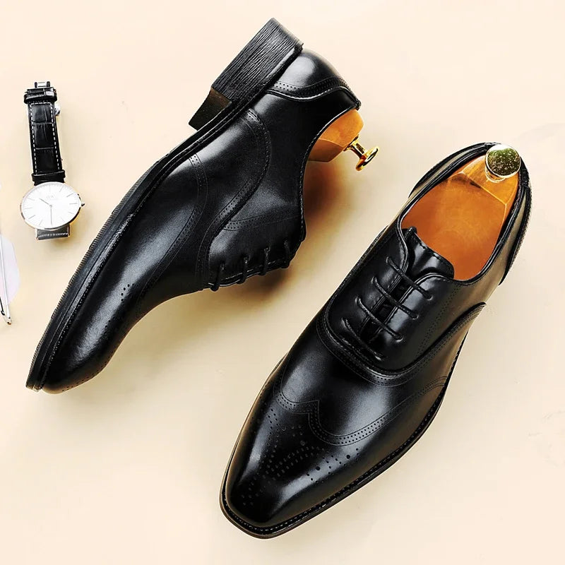 Masken Genuine Leather Oxfords
