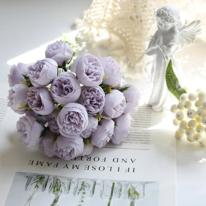 Silk Peony Bouquet
