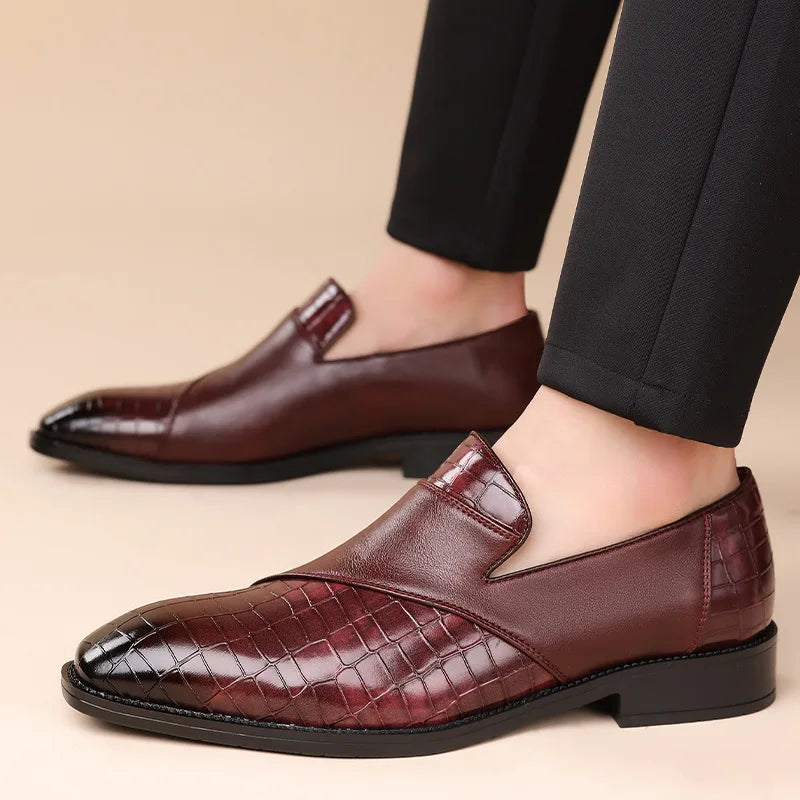 Carmon Genuine Leather Loafers
