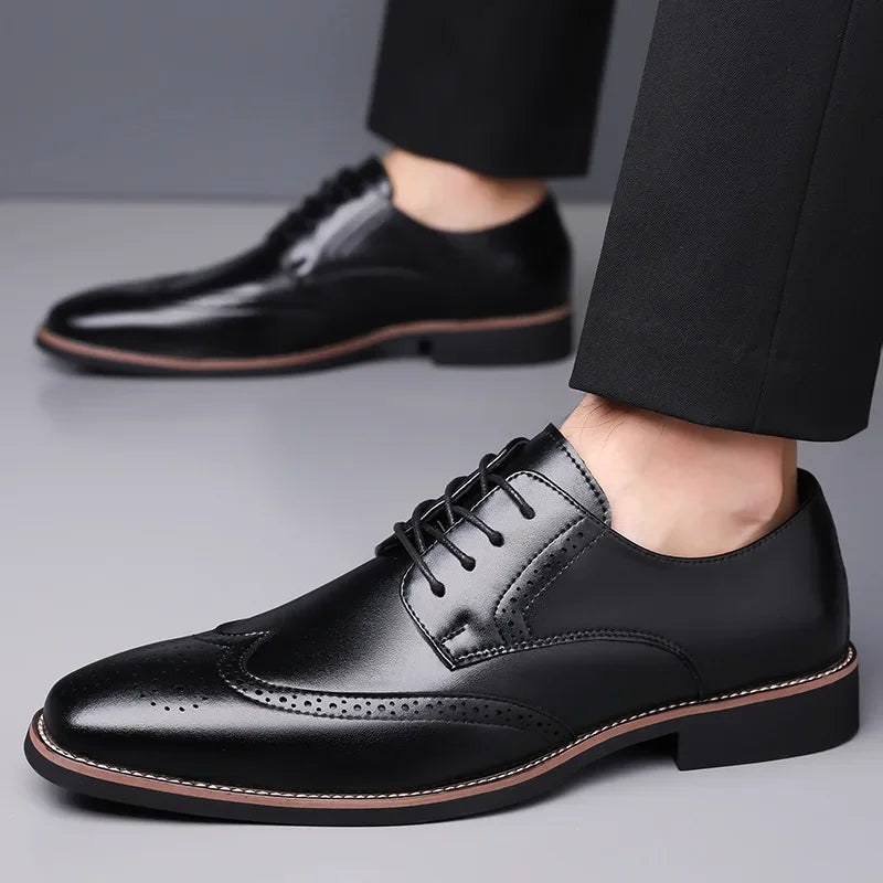 Edman Genuine Leather Oxfords