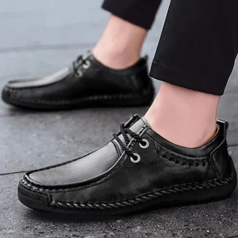 Braze Genuine Leather Loafers