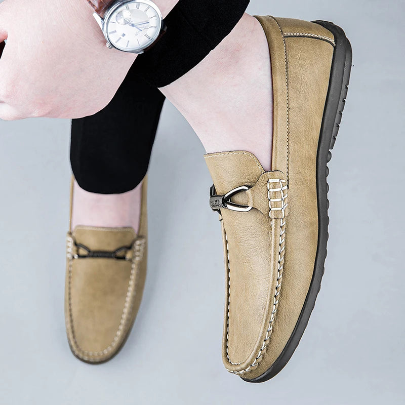 Vaquer Genuine Leather Loafers