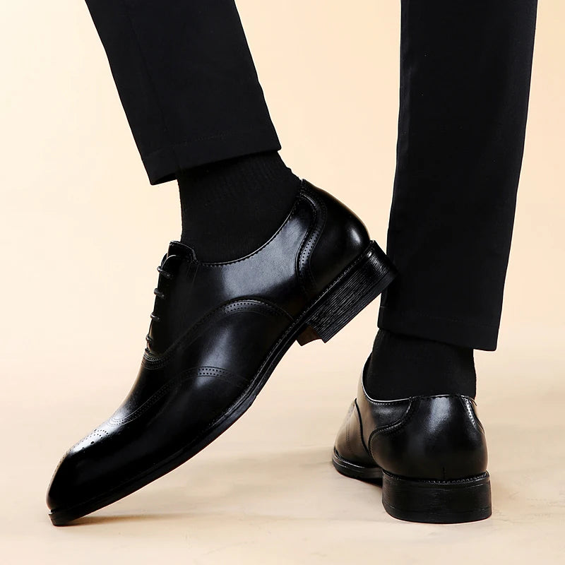 Masken Genuine Leather Oxfords