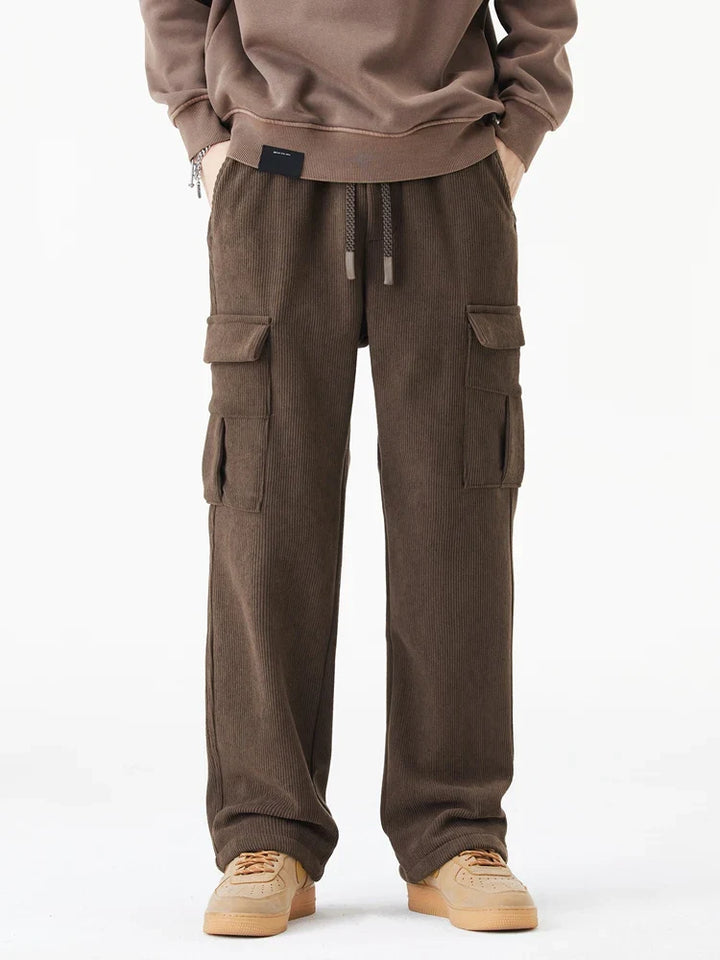 Corduroy Fleece-Lined Pants