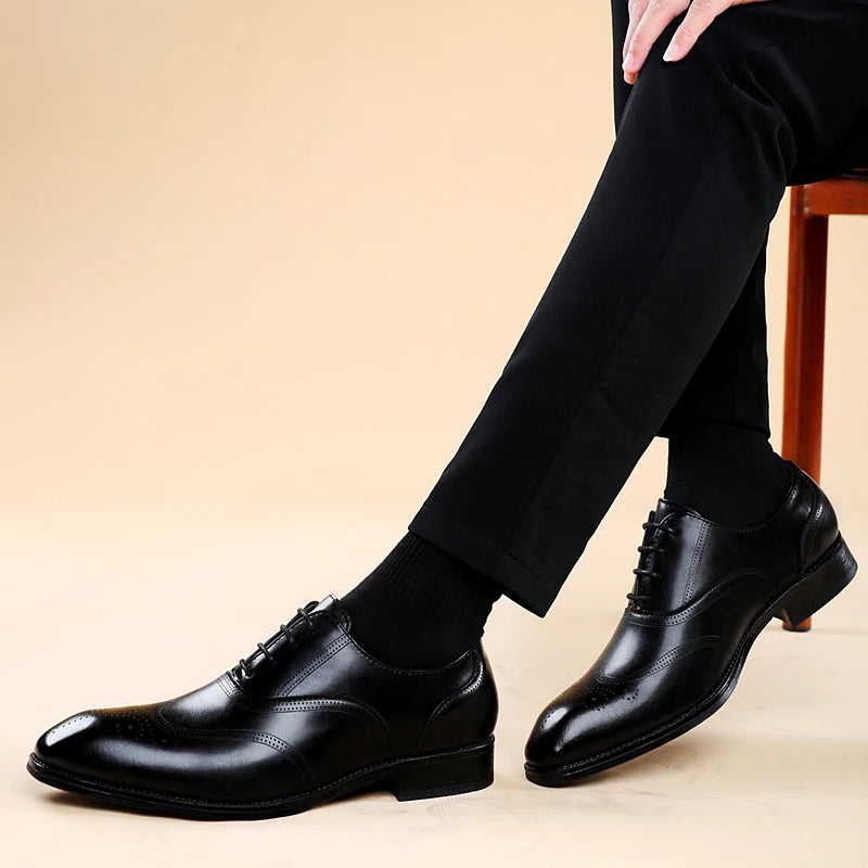 Masken Genuine Leather Oxfords