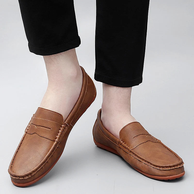 Harson Genuine Leather Loafers