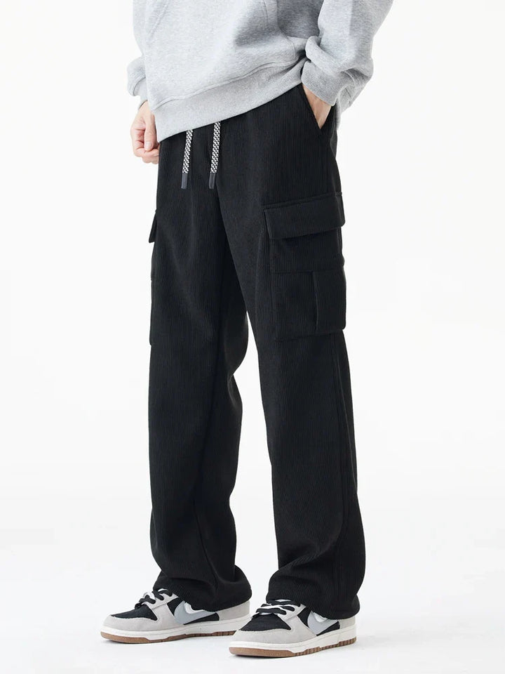 Corduroy Fleece-Lined Pants