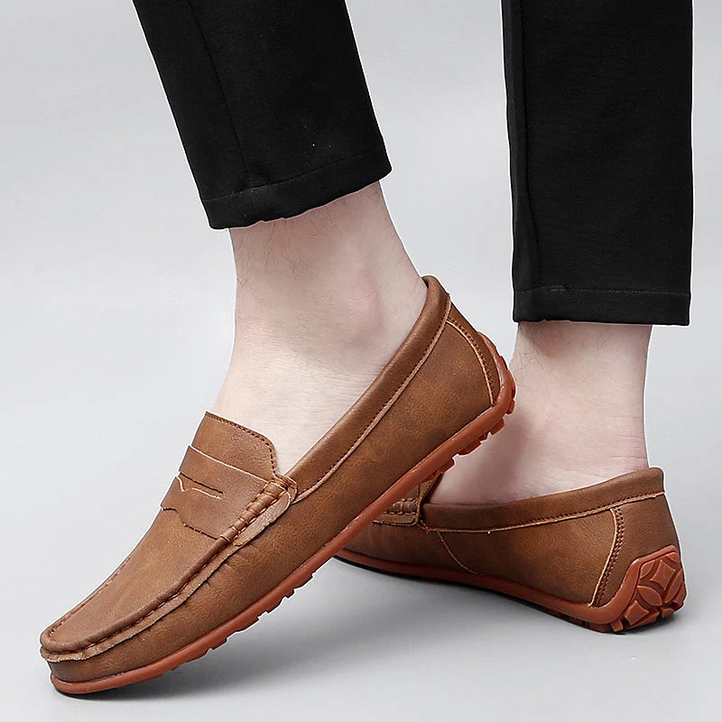 Harson Genuine Leather Loafers