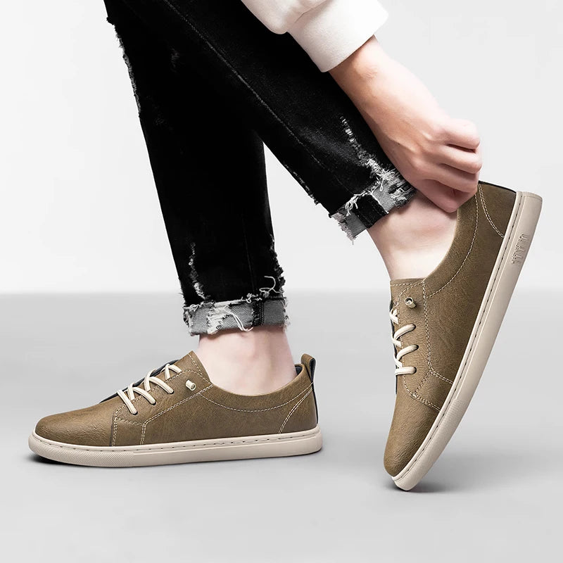 Maser Genuine Leather Sneakers