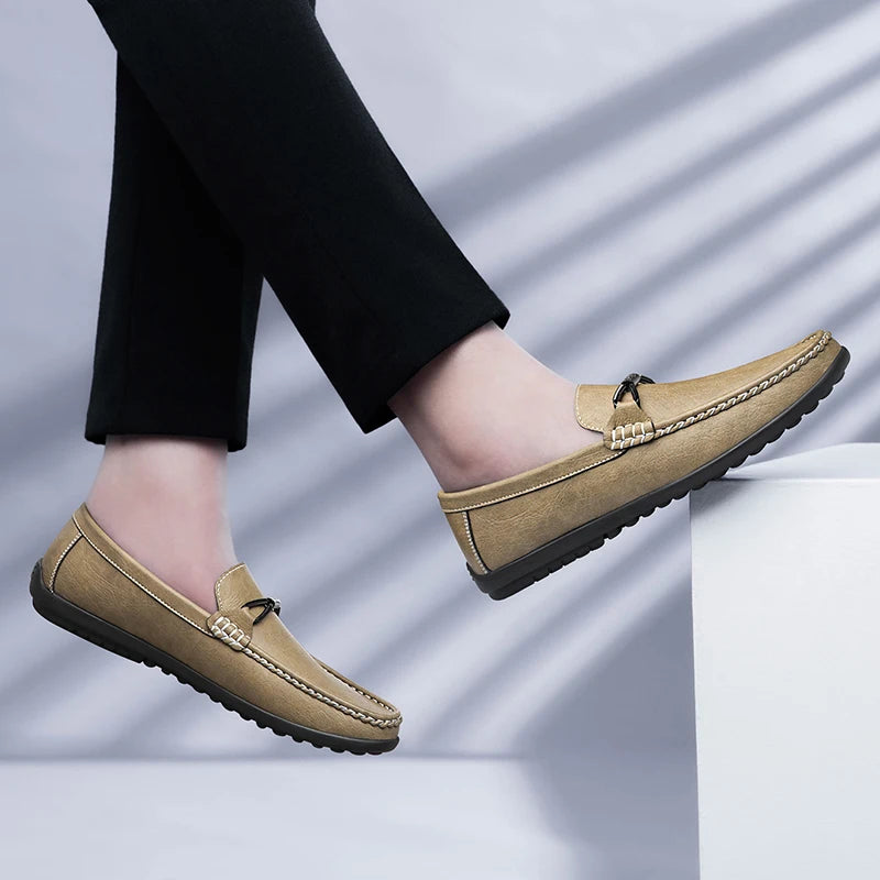 Vaquer Genuine Leather Loafers