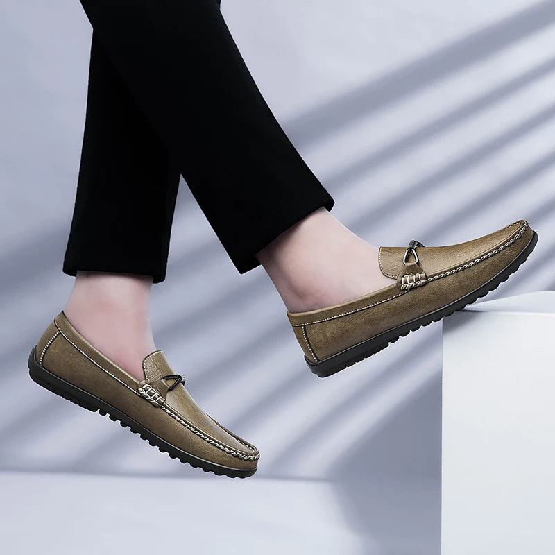 Vaquer Genuine Leather Loafers