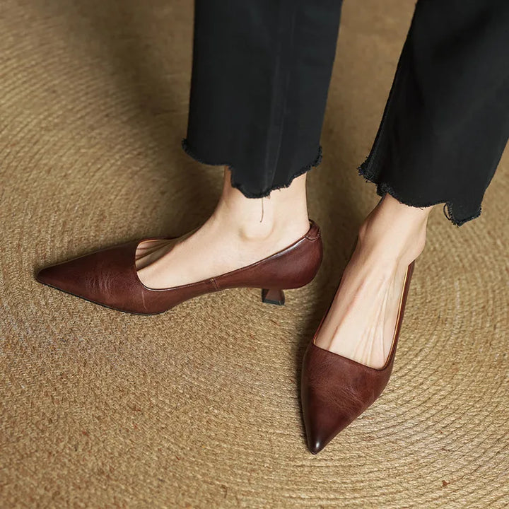 Mira Genuine Leather Heels