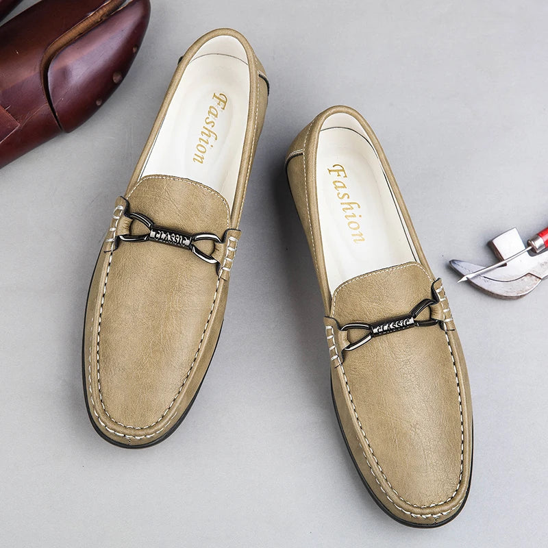Vaquer Genuine Leather Loafers
