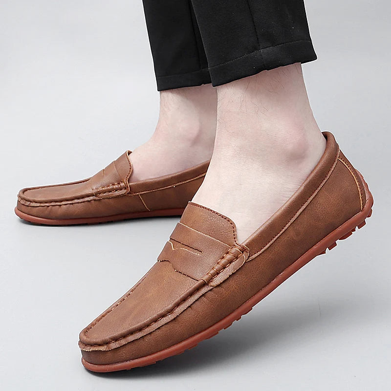Harson Genuine Leather Loafers