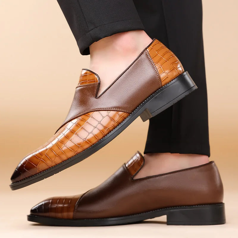 Carmon Genuine Leather Loafers