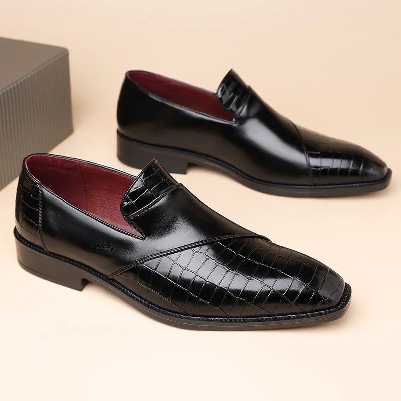 Carmon Genuine Leather Loafers