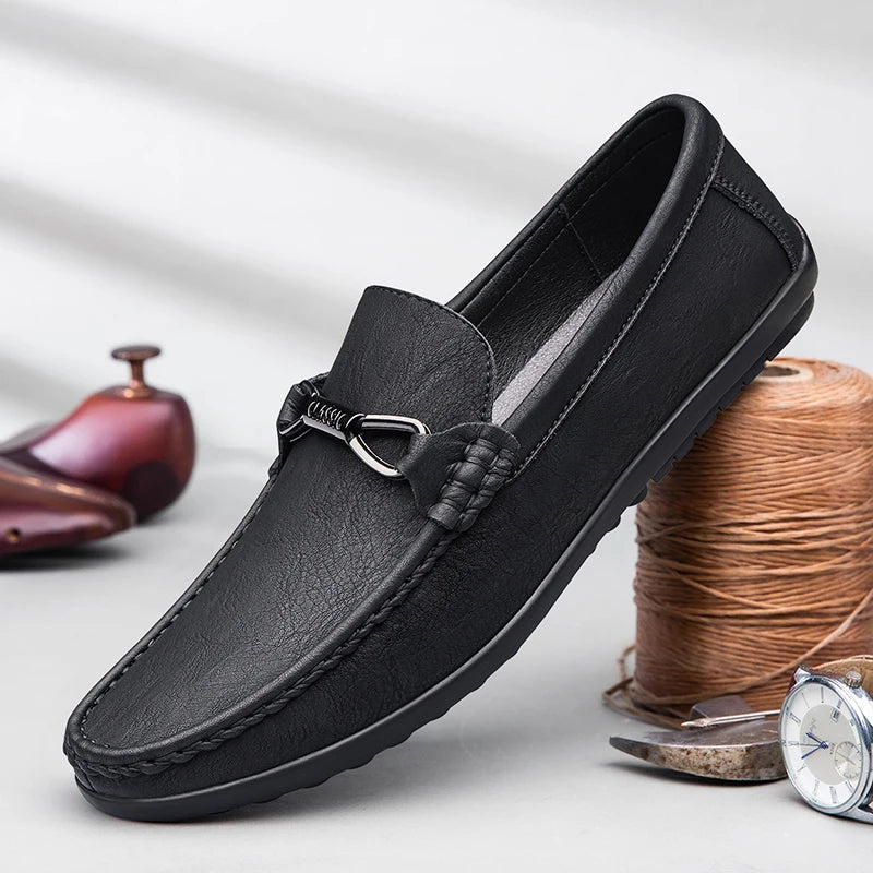 Vaquer Genuine Leather Loafers