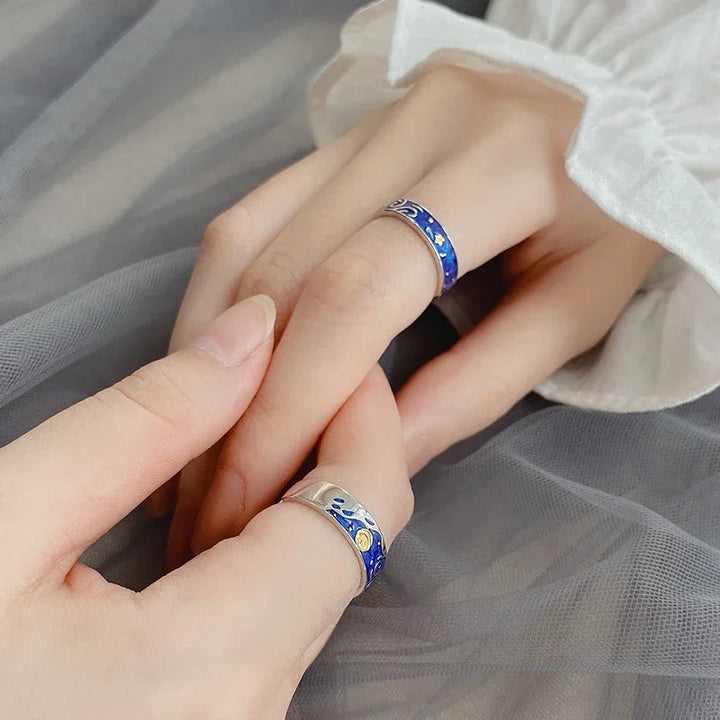 Van Gogh's Starry Night Ring