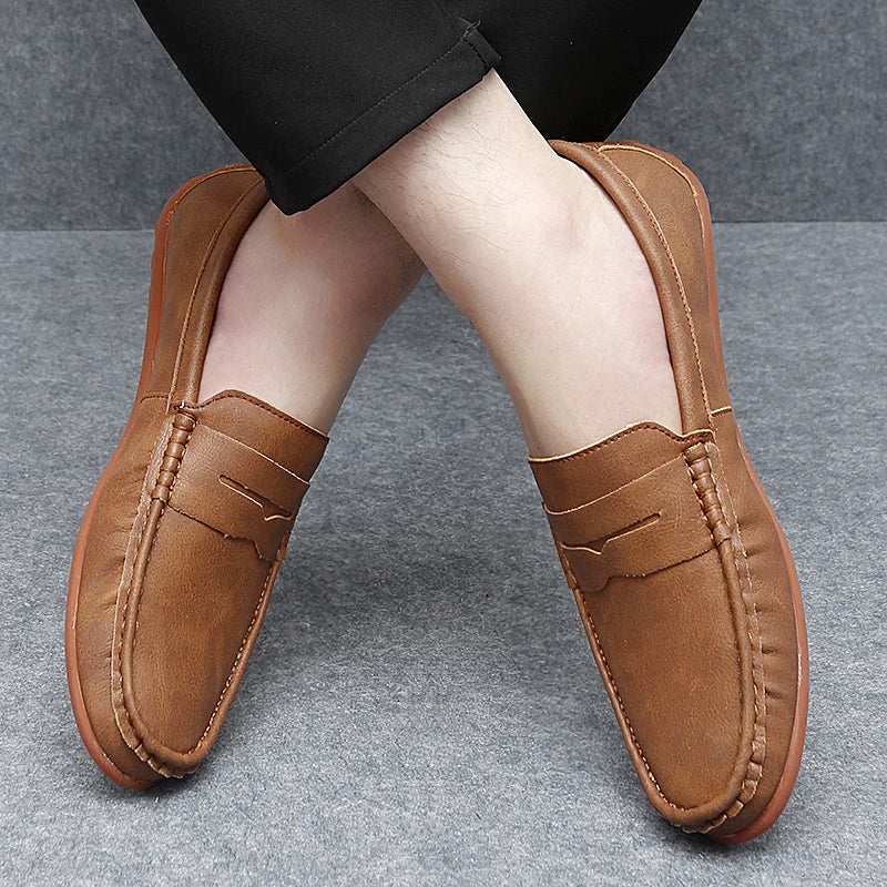 Harson Genuine Leather Loafers