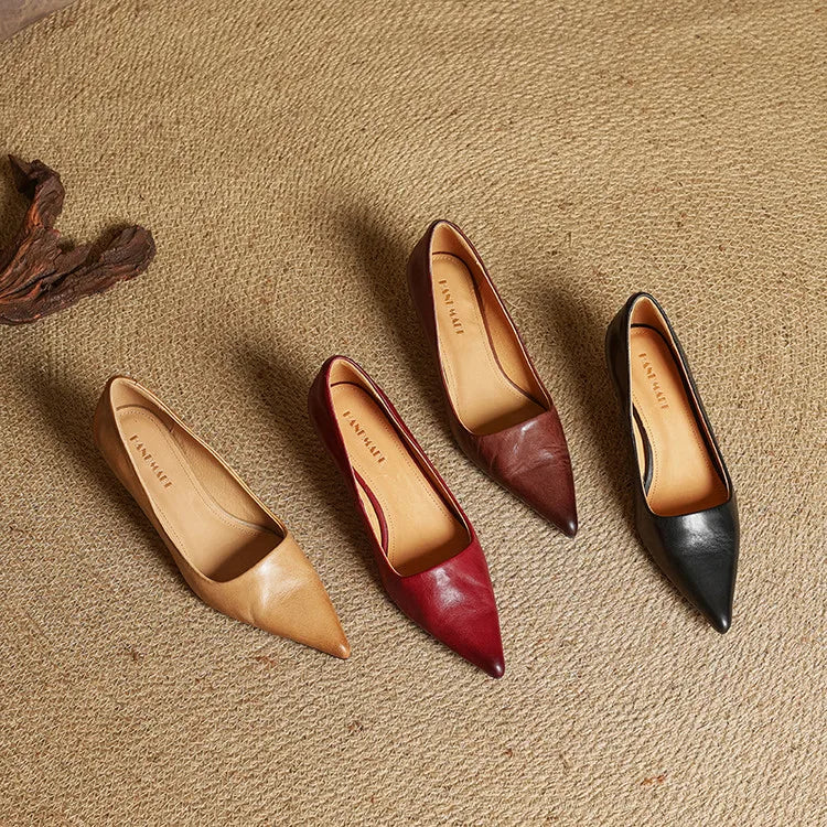 Mira Genuine Leather Heels