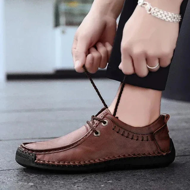 Braze Genuine Leather Loafers