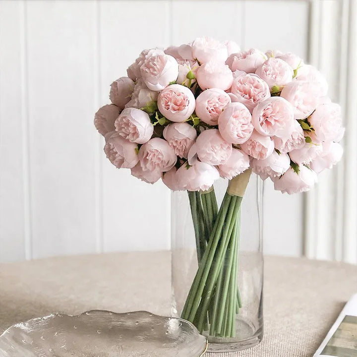 Silk Peony Bouquet