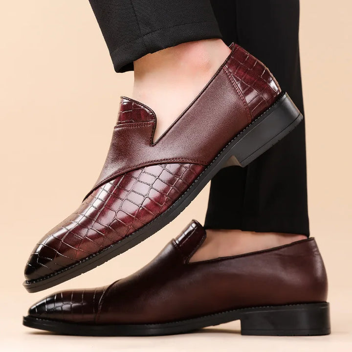 Carmon Genuine Leather Loafers