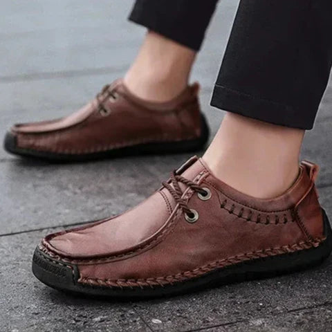 Braze Genuine Leather Loafers