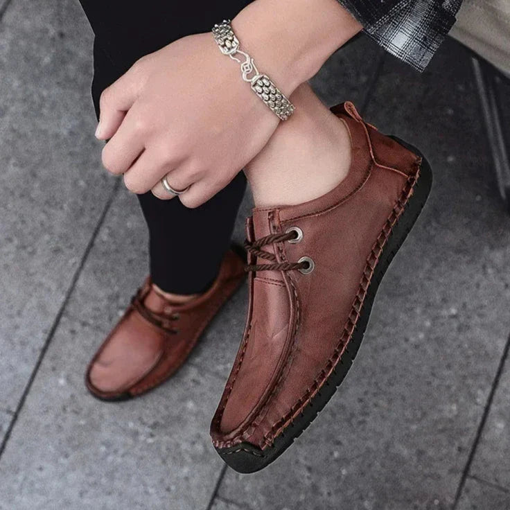 Braze Genuine Leather Loafers