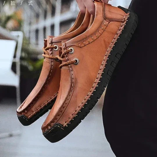 Braze Genuine Leather Loafers