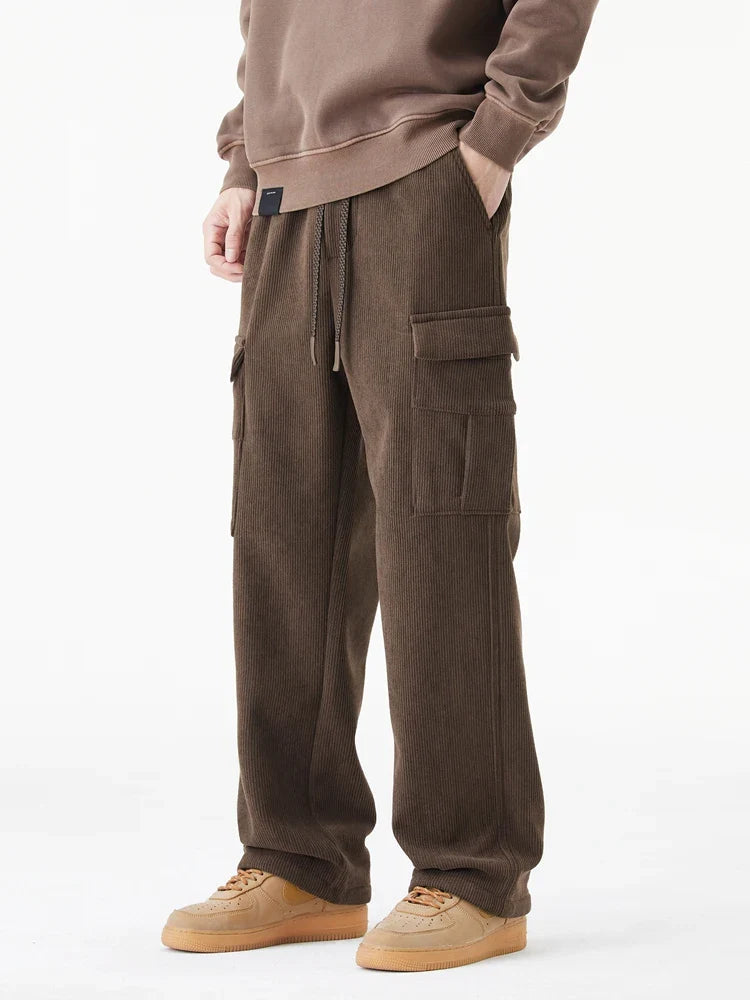 Corduroy Fleece-Lined Pants