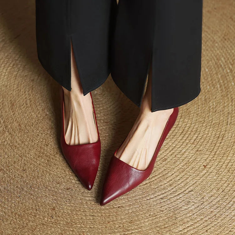 Mira Genuine Leather Heels