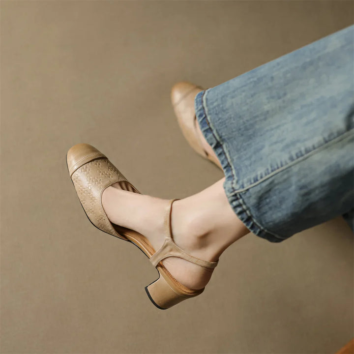 Alina Genuine Leather Pumps