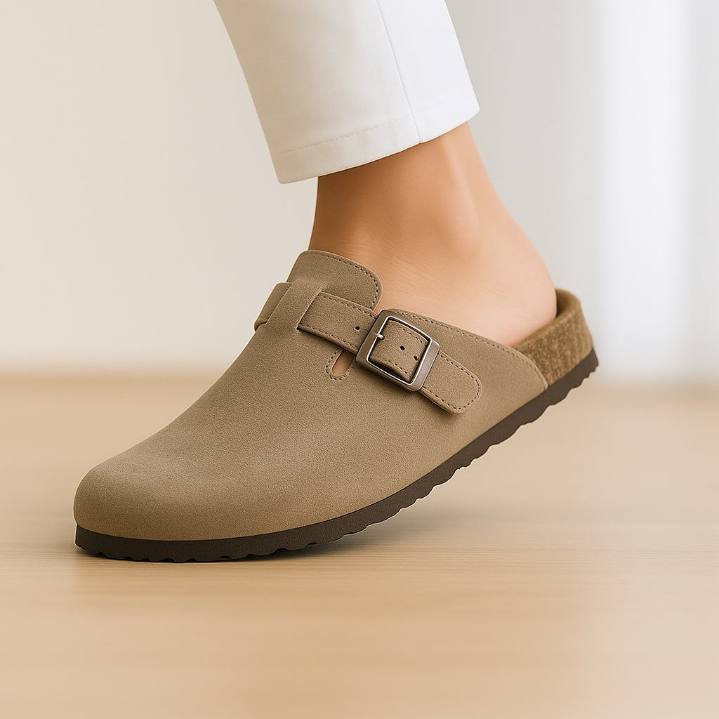 Boston Genuine Suede Clogs