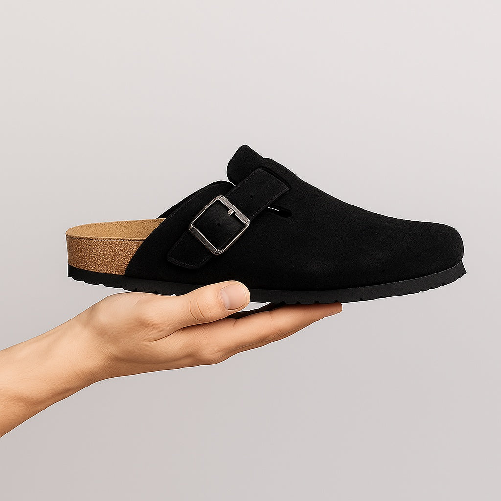 Boston Genuine Suede Clogs