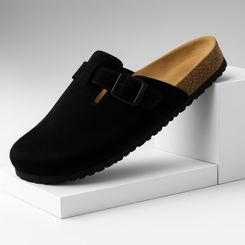 Boston Genuine Suede Clogs