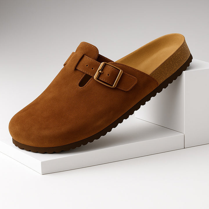 Boston Genuine Suede Clogs