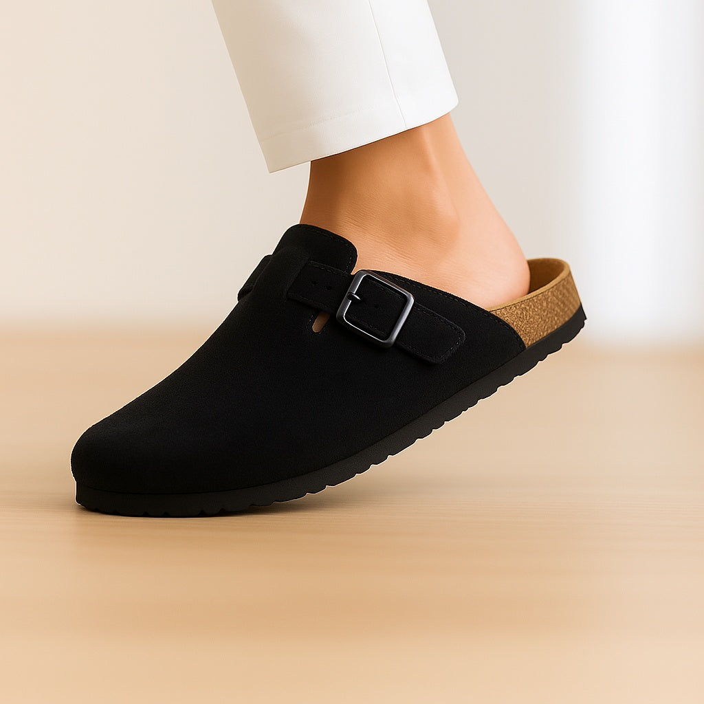 Boston Genuine Suede Clogs