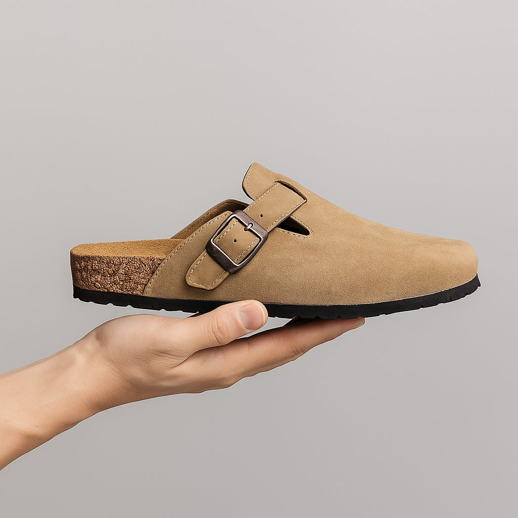 Boston Genuine Suede Clogs